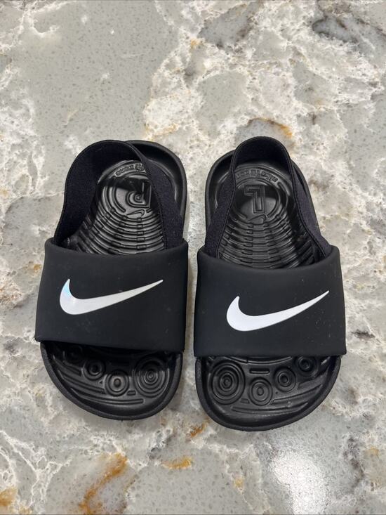 Nike Other - NIKE Toddler Slides BV1094-001 Kawa Slide Black Size 6C Little Kids